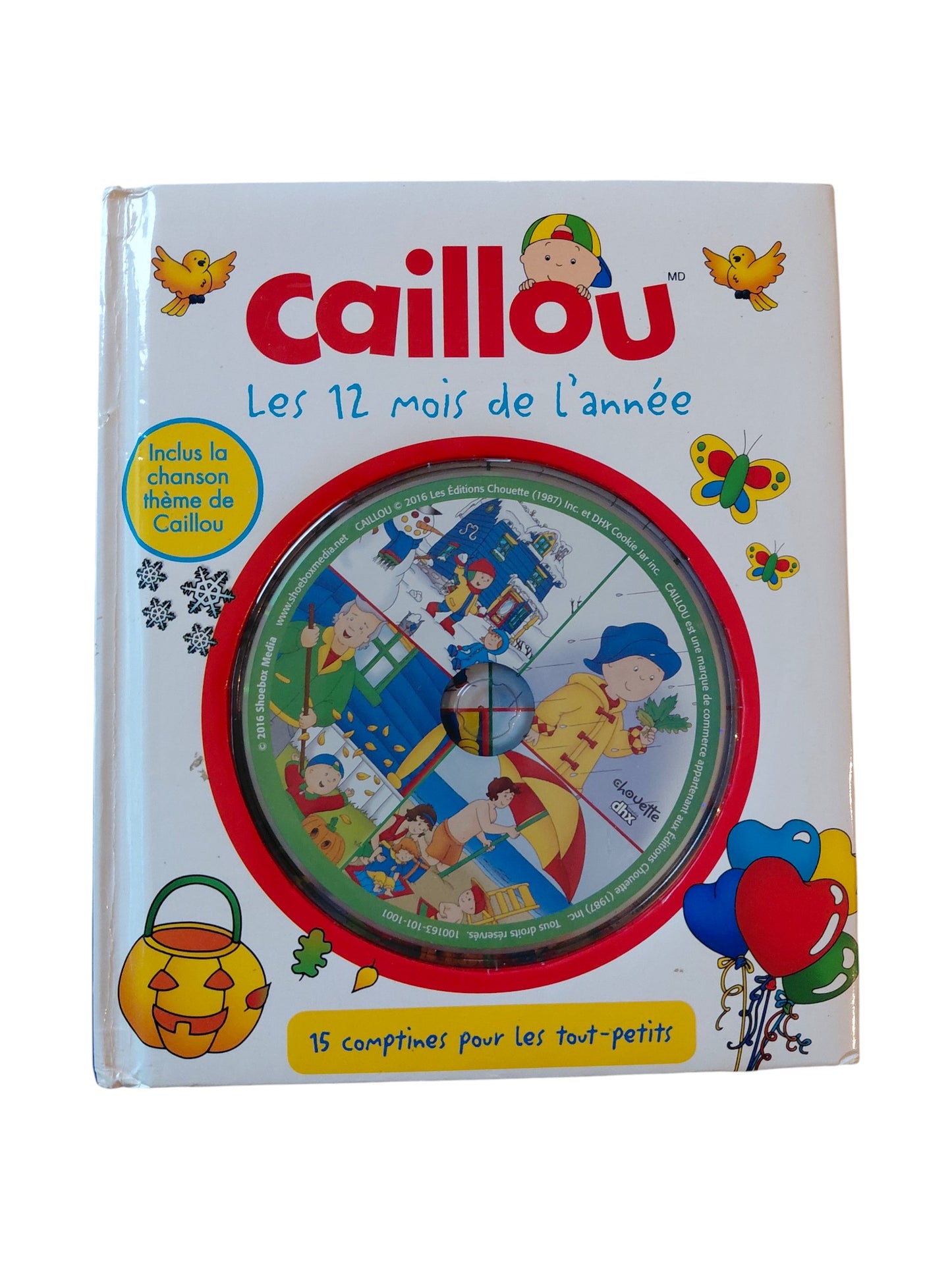 Caillou : Les 12 mois de l'année (avec CD)