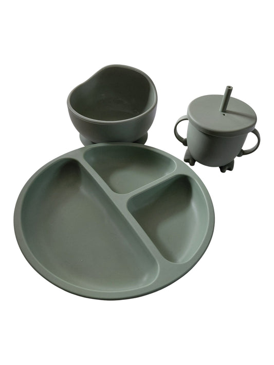 Trio vaisselle en silicone.