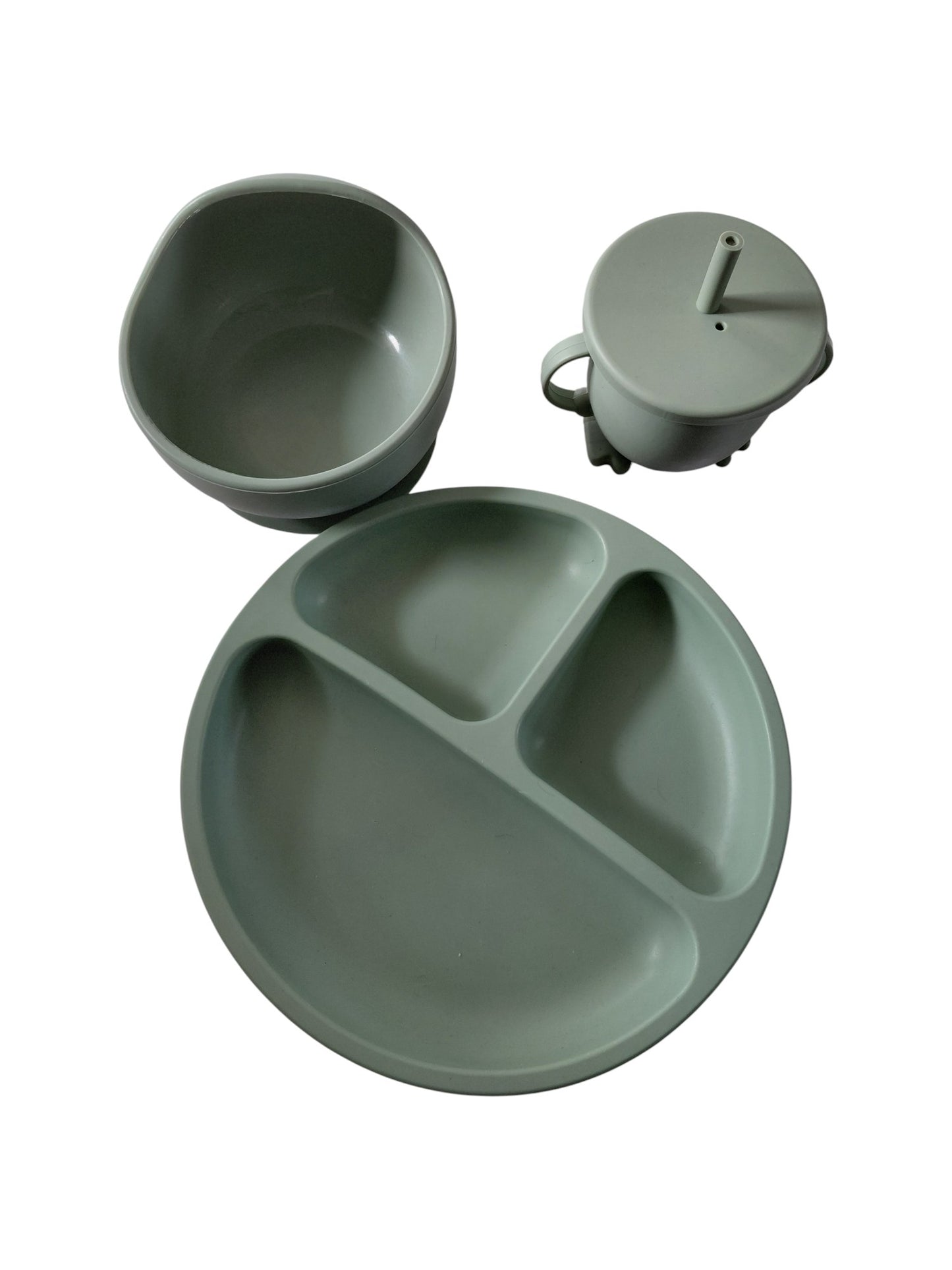 Trio vaisselle en silicone.