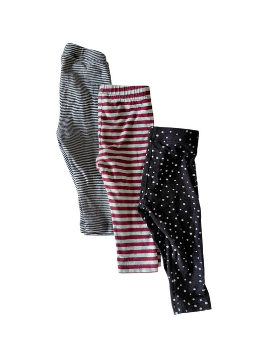 Trio de leggings - George/Tea - 6-12 mois