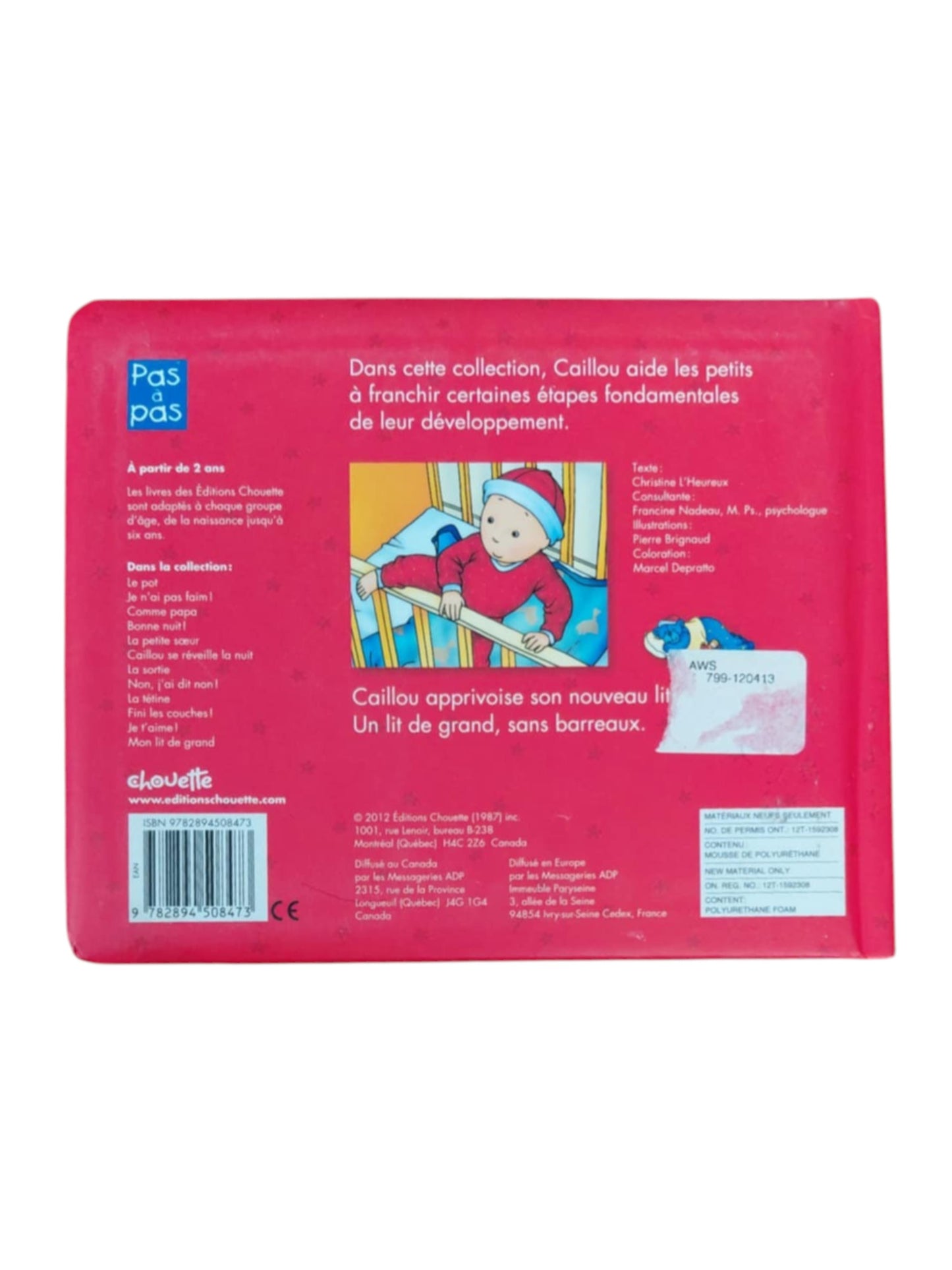 Caillou - Mon lit de grand