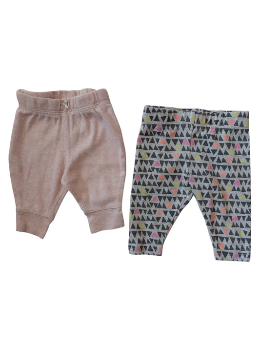 Duo de Leggings - Carter's/George - NB-3 mois