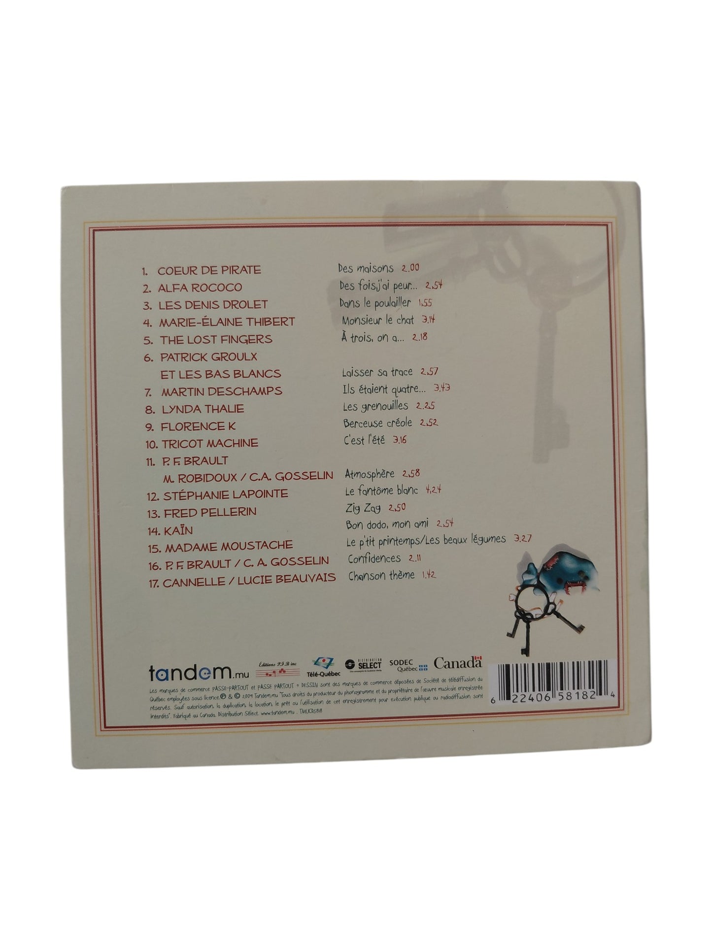 Génération Passe-Partout - CD