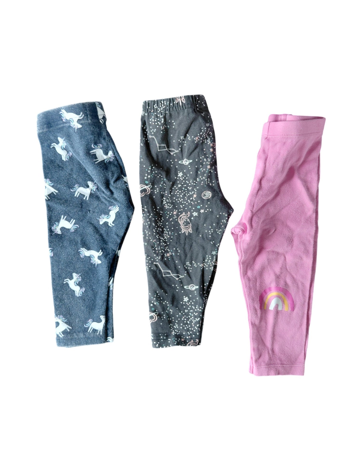 Trio de leggings - Pekkle/Carter's/George - 12 mois