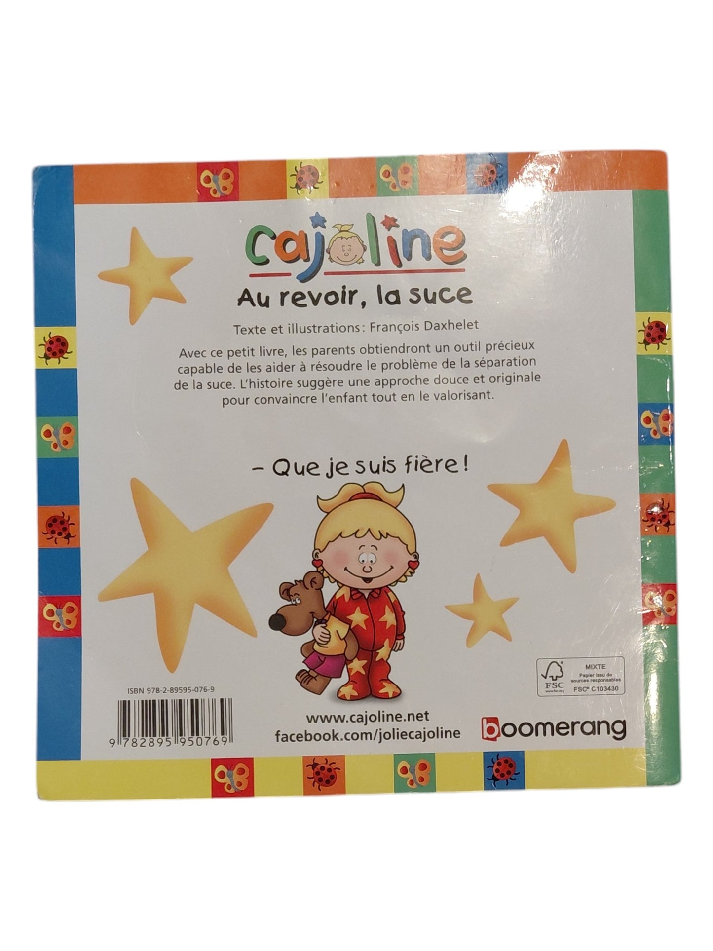 Cajoline : au revoir, la suce