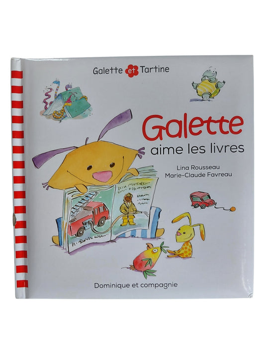 Galette et Tartine : Galette aime les livres