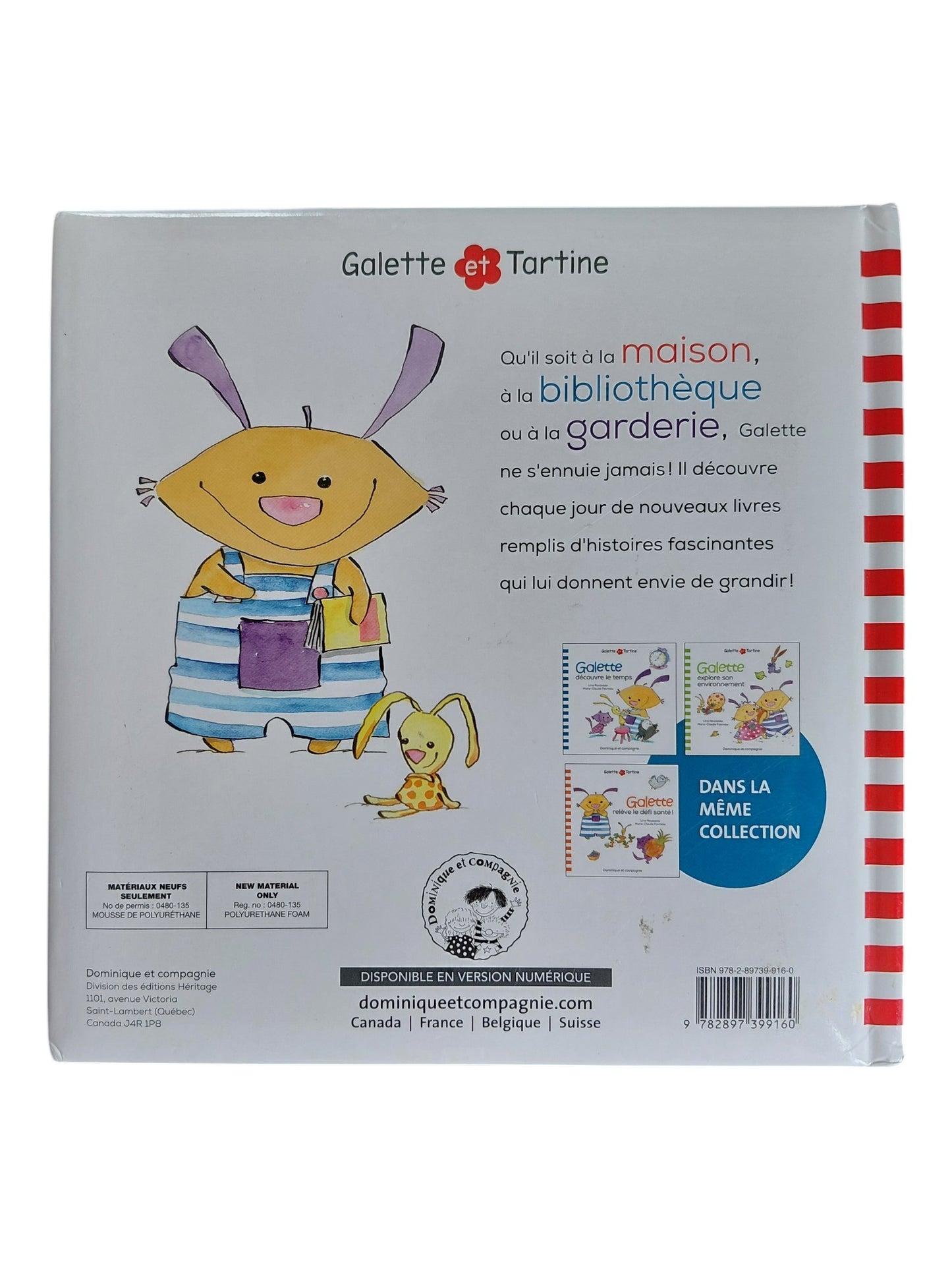 Galette et Tartine : Galette aime les livres
