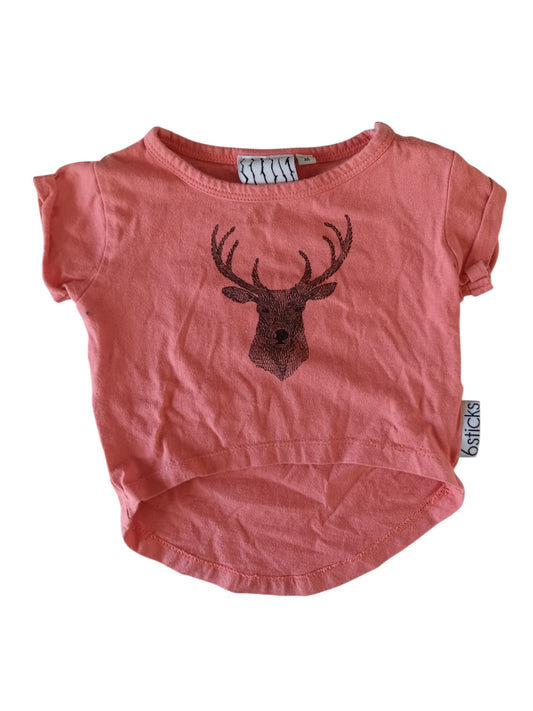 T-Shirt - 6 Sticks - 0-3 Mois