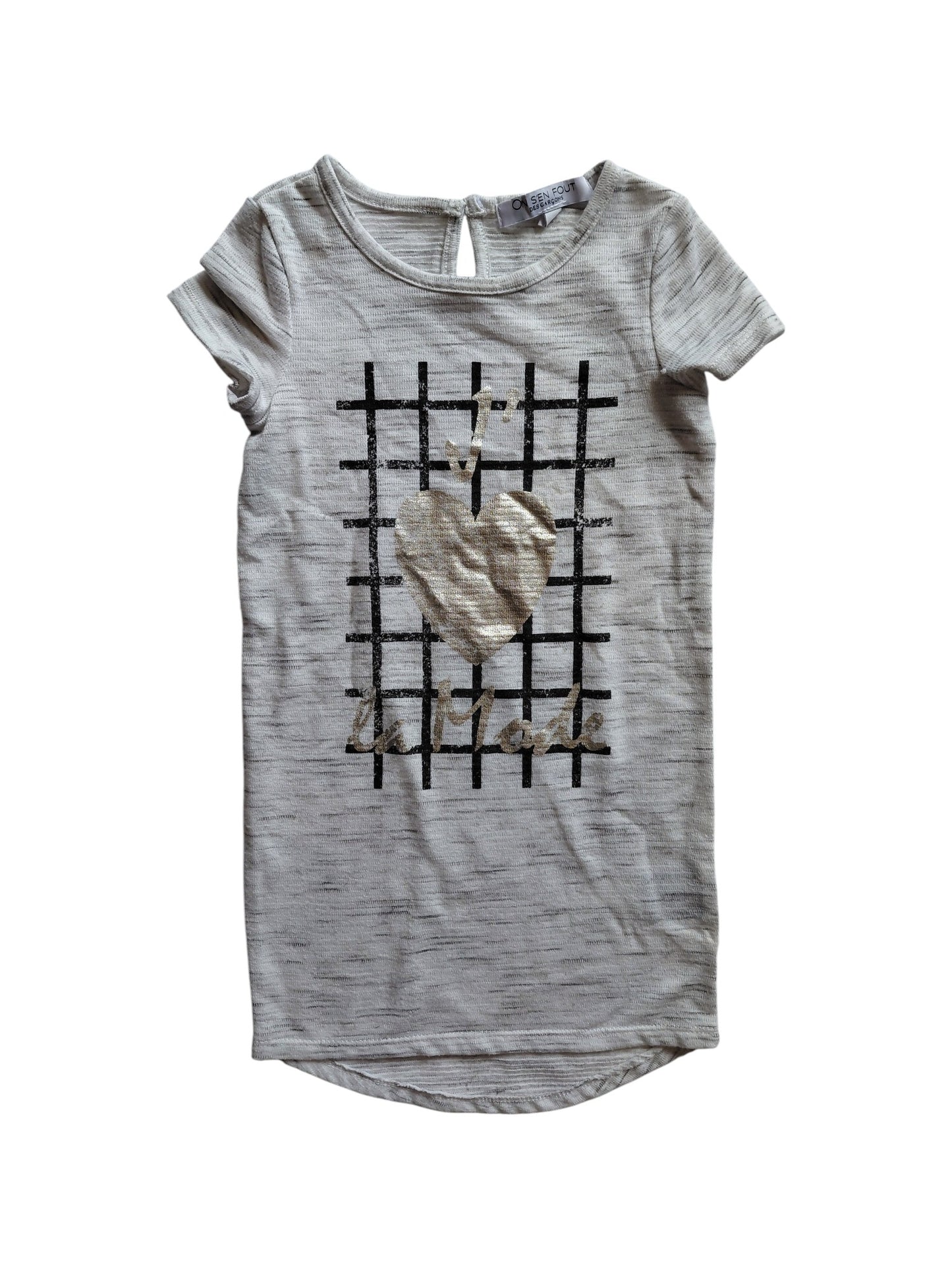 Robe Tunique - On s'en fout des garçons  - 3 ans