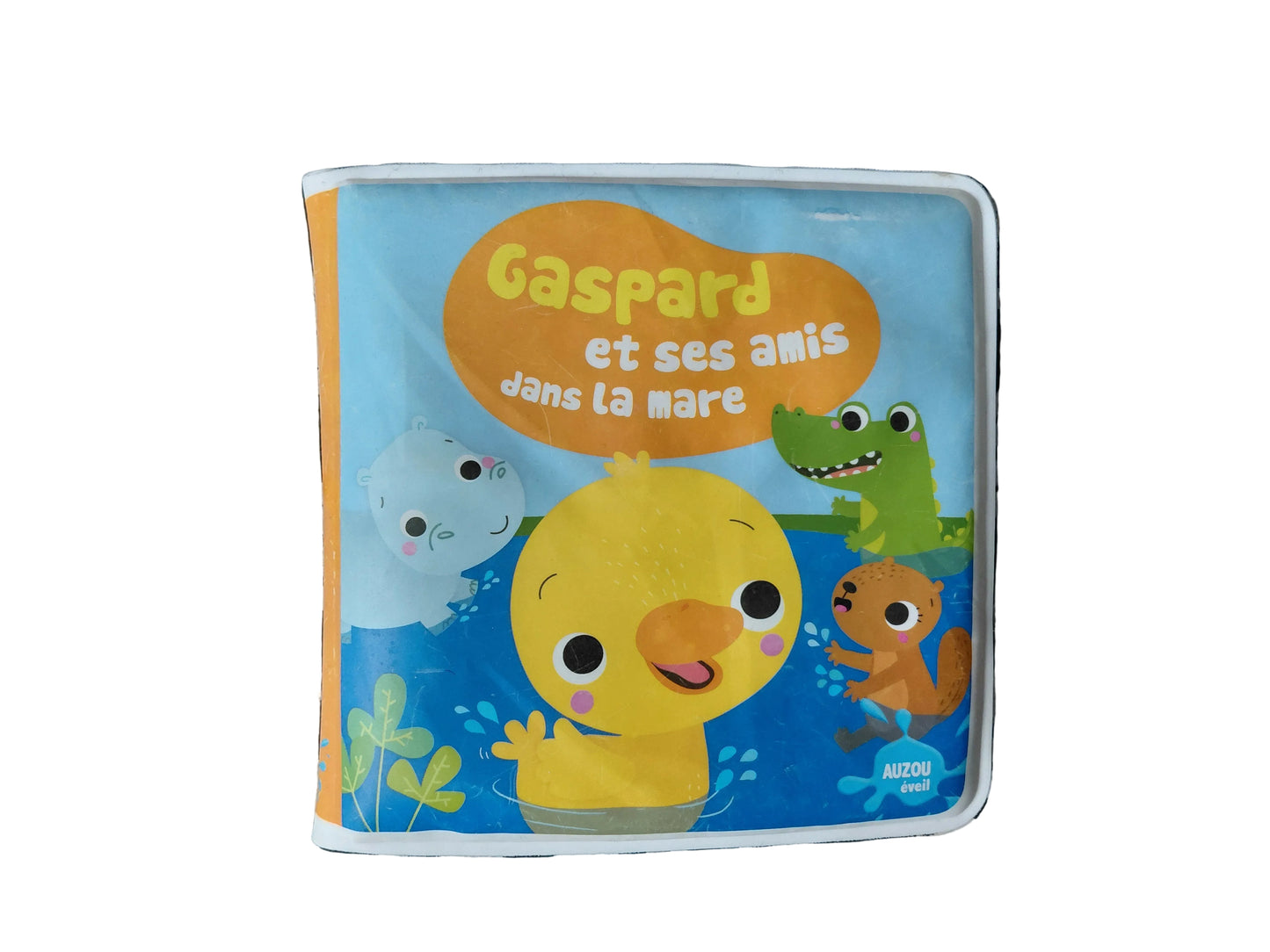 Livre de bain Gaspard et ses amis dans la mare