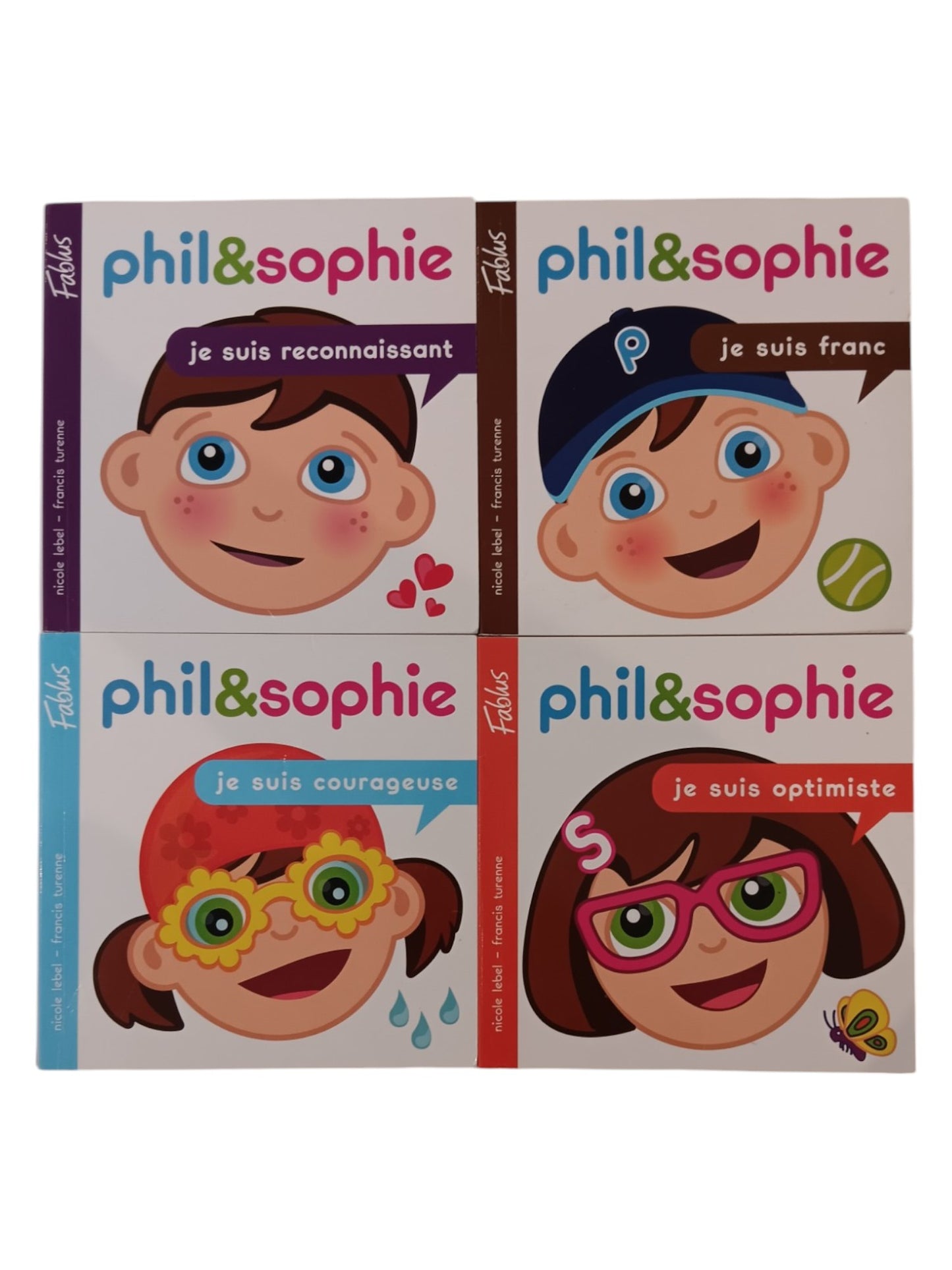 Phil & Sophie - 4 livres