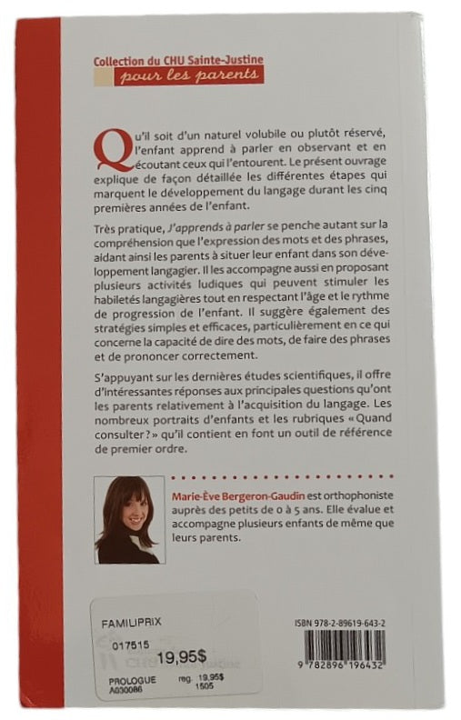 J'apprends à parler : le développement du langage de 0 à 5 ans