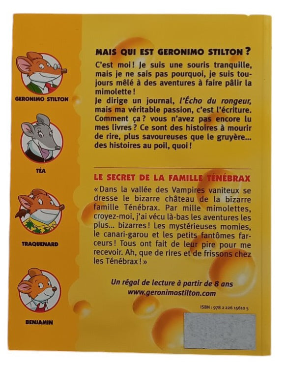 Geronimo Stilton - Le secret de la famille Ténébrax