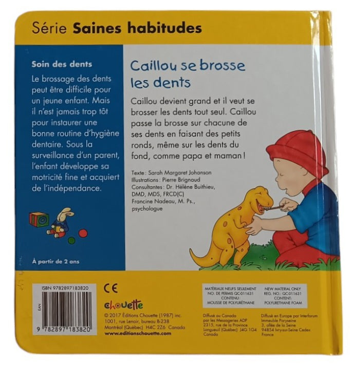 Caillou - Se brosse les dents