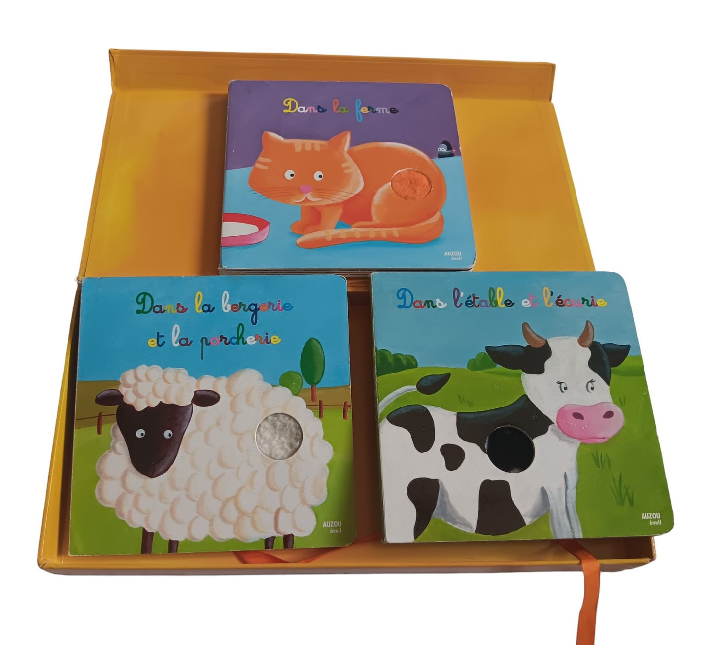 Mon coffret des animaux à la ferme - *3 livres sur 4 seulement*