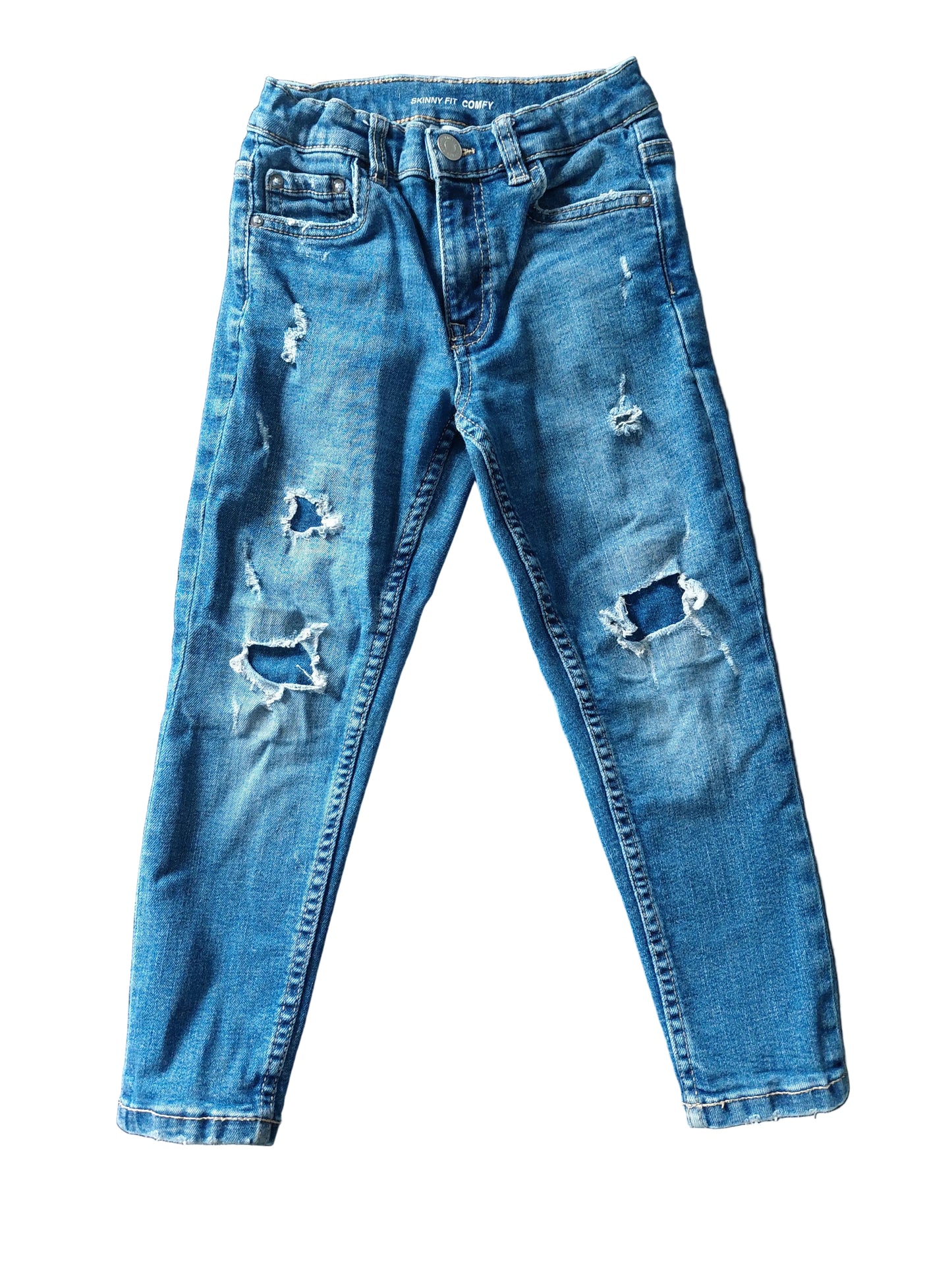 Jeans - Zara - 6 ans *Usures sur les rebords des jambes