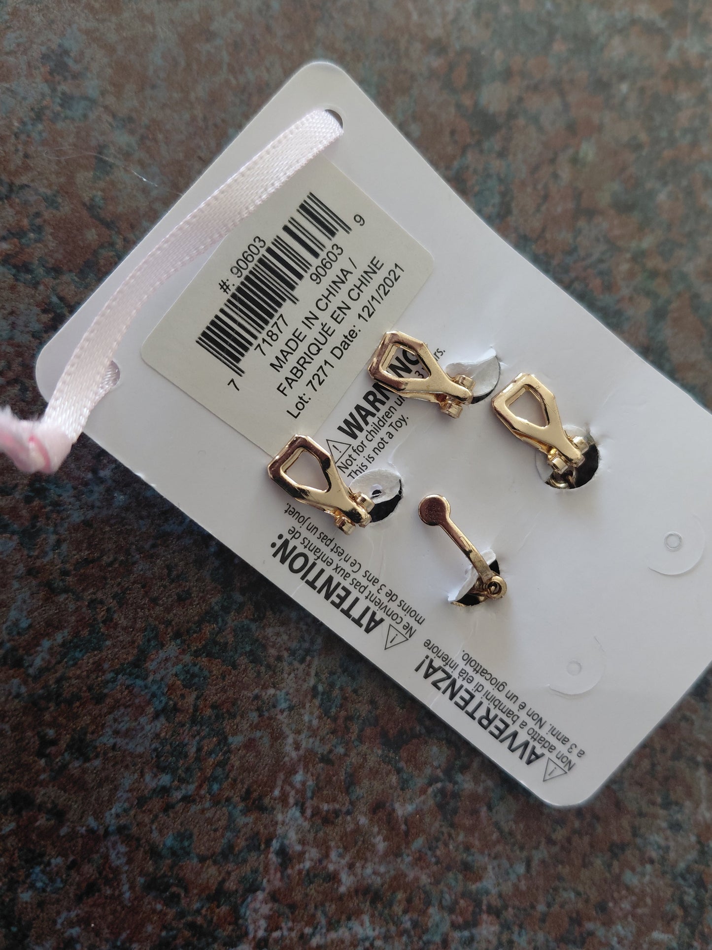 Boucles d'oreilles (2 paires)