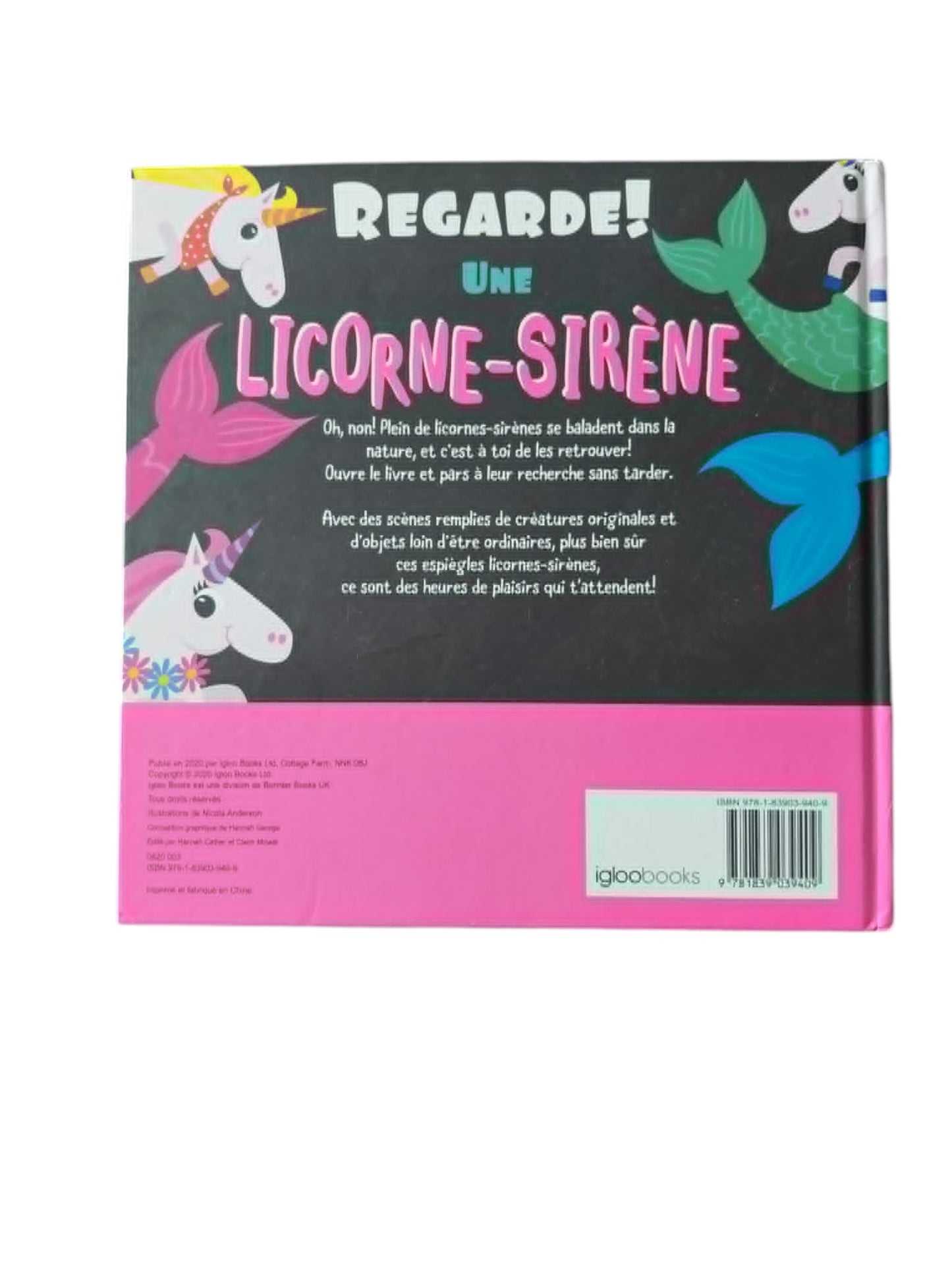 Regarde! Une licorne-sirène
