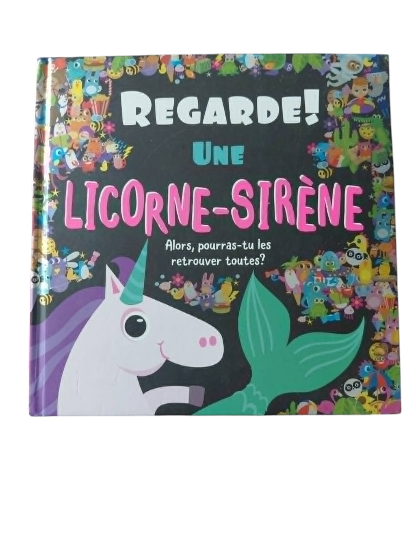 Regarde! Une licorne-sirène